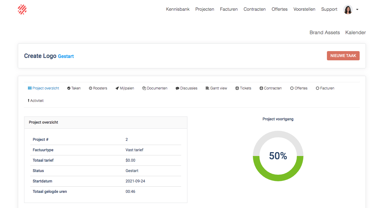 Design dashboard